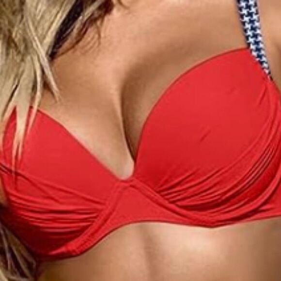 Sexy bikini set with push up padding and spagetti straps size small - Picture 1 of 5